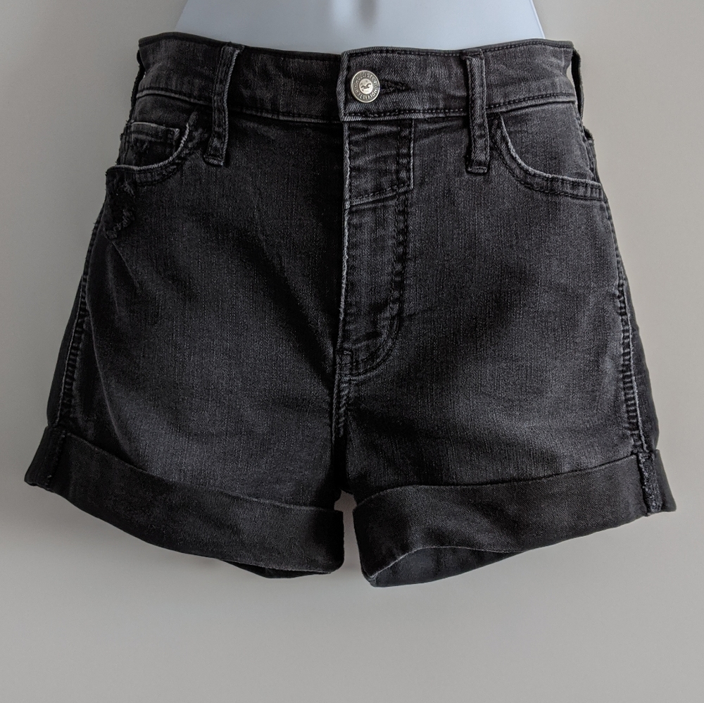 Hollister Girlfriend Stretch High Rise Denim Short